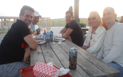 Far Land on the Beach open for dinner nightly.